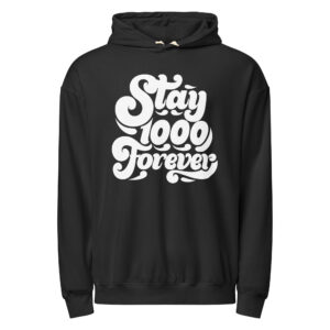 Unisex garment-dyed lightweight hoodie